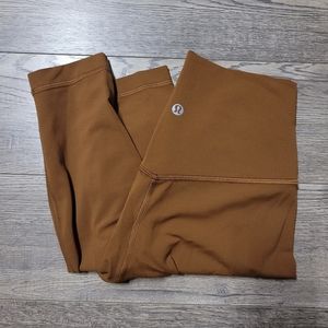 Lululemon Align Leggings 25" Size 4 Copper Brown